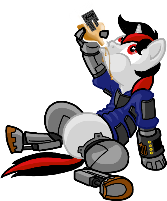 Equestria Project Horizons Blackjack By Kalemon - Fallout Equestria Project Horizons Blackjack (760x760)