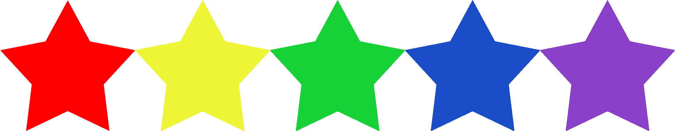 05stars - Imagenes De Estrellas Negras (2546x636)