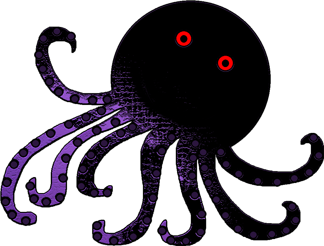 Octopus Clipart Png (1058x836)