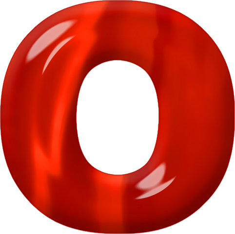 Beautiful Pictures Of The Letter O Red Letter O Clip - Letter O Clipart Red (482x481)