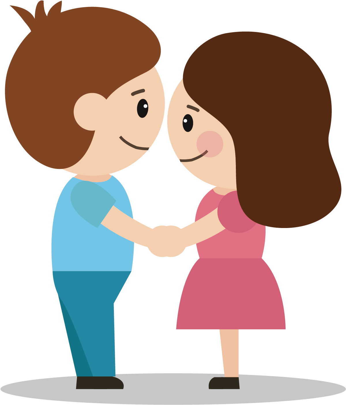 The Lovers Cartoon Television - Casal De Namorados Png (2647x2480)