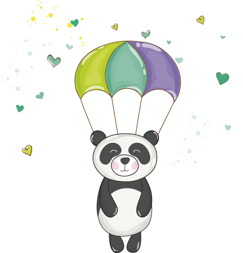 Giant Panda Bear Illustration - Giant Panda Bear Illustration (1181x1181)