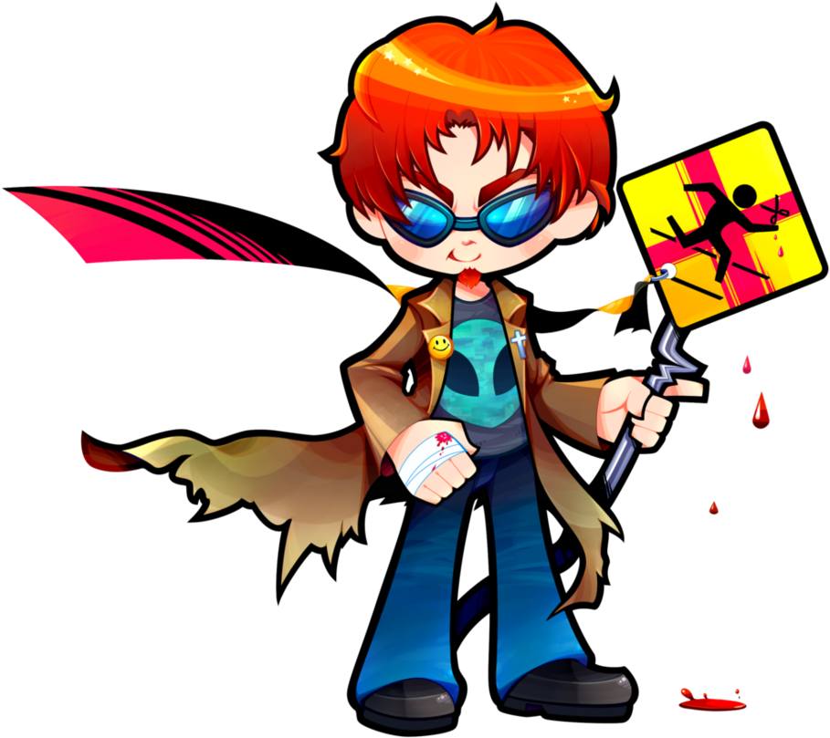 Postal Dude By Meroaki - Cartoon (950x840)