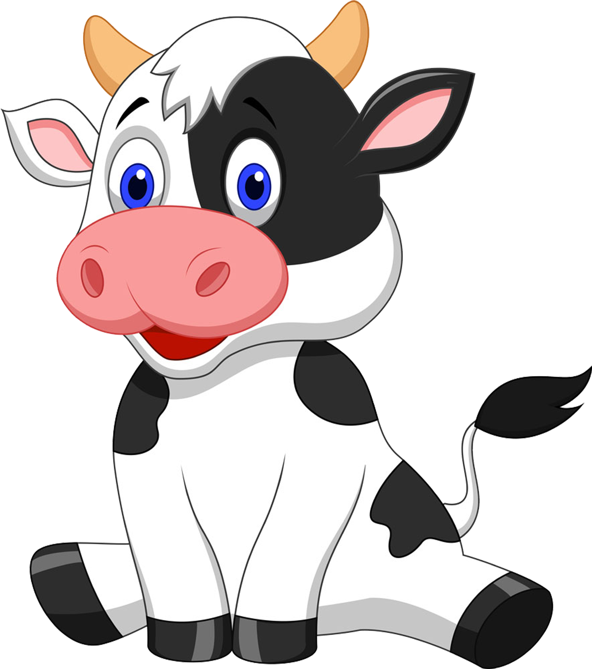 Cattle Cartoon Stock Photography - Transparent Background Cow Png (2953x2953)