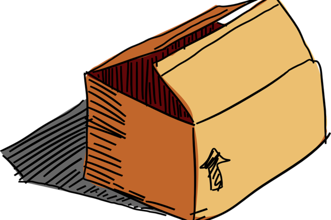 Hjhjjhhjhjhjhj - Caja De Carton Dibujo (668x445)