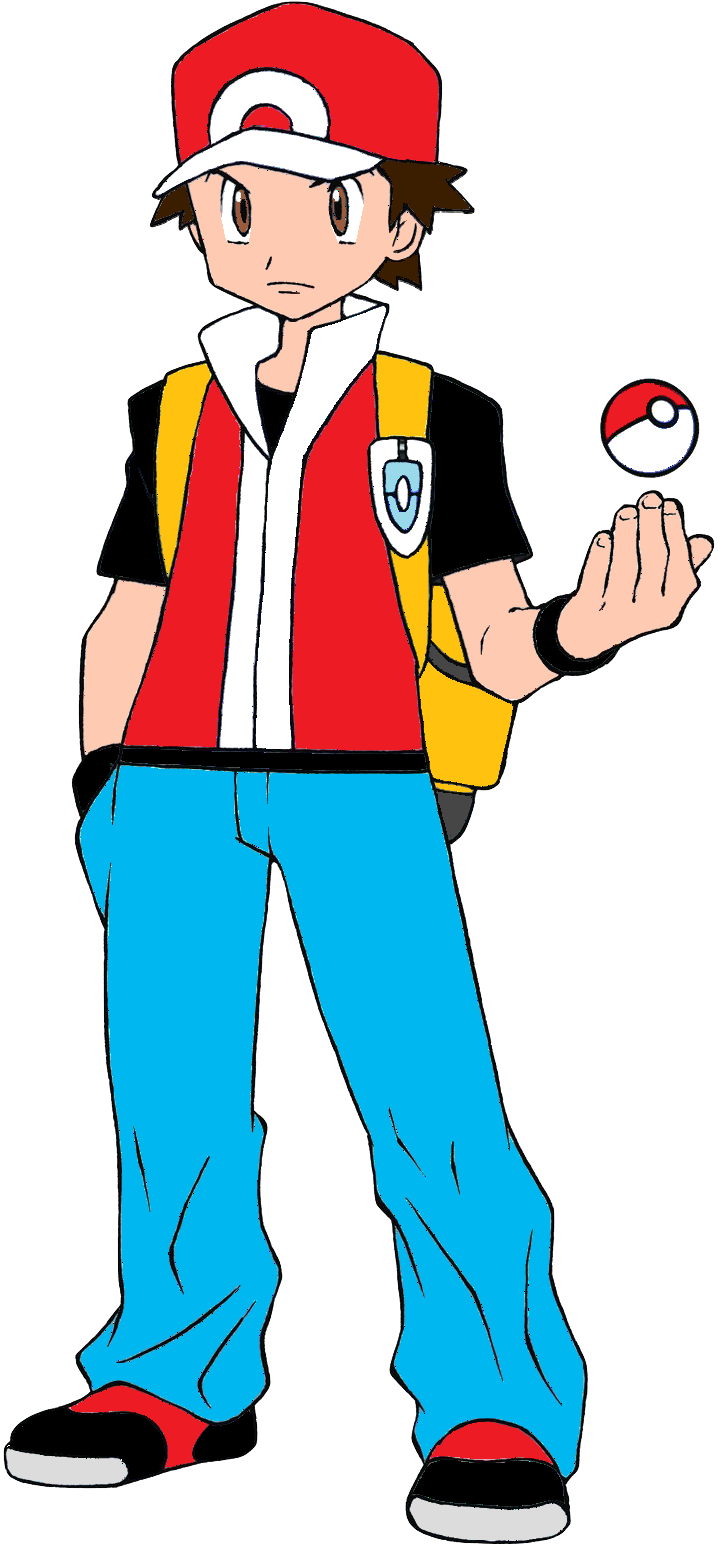 The Legendary Pokemon Trainer By Tc81691 - Pokemon Trainer Red (718x1546)