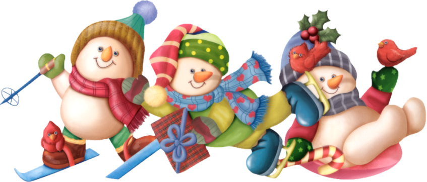 Snowman - Happy Holidays Images Animated (847x362)