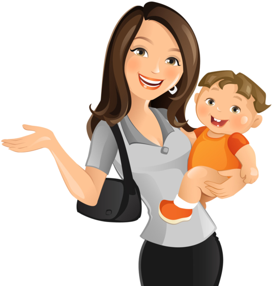 Mommy Love ‿✿⁀°••○ - Pretty Mother Clipart (600x582)