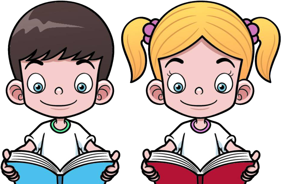 Cartoon Reading Boy Illustration - Cartoon Reading Boy Illustration (1000x625)