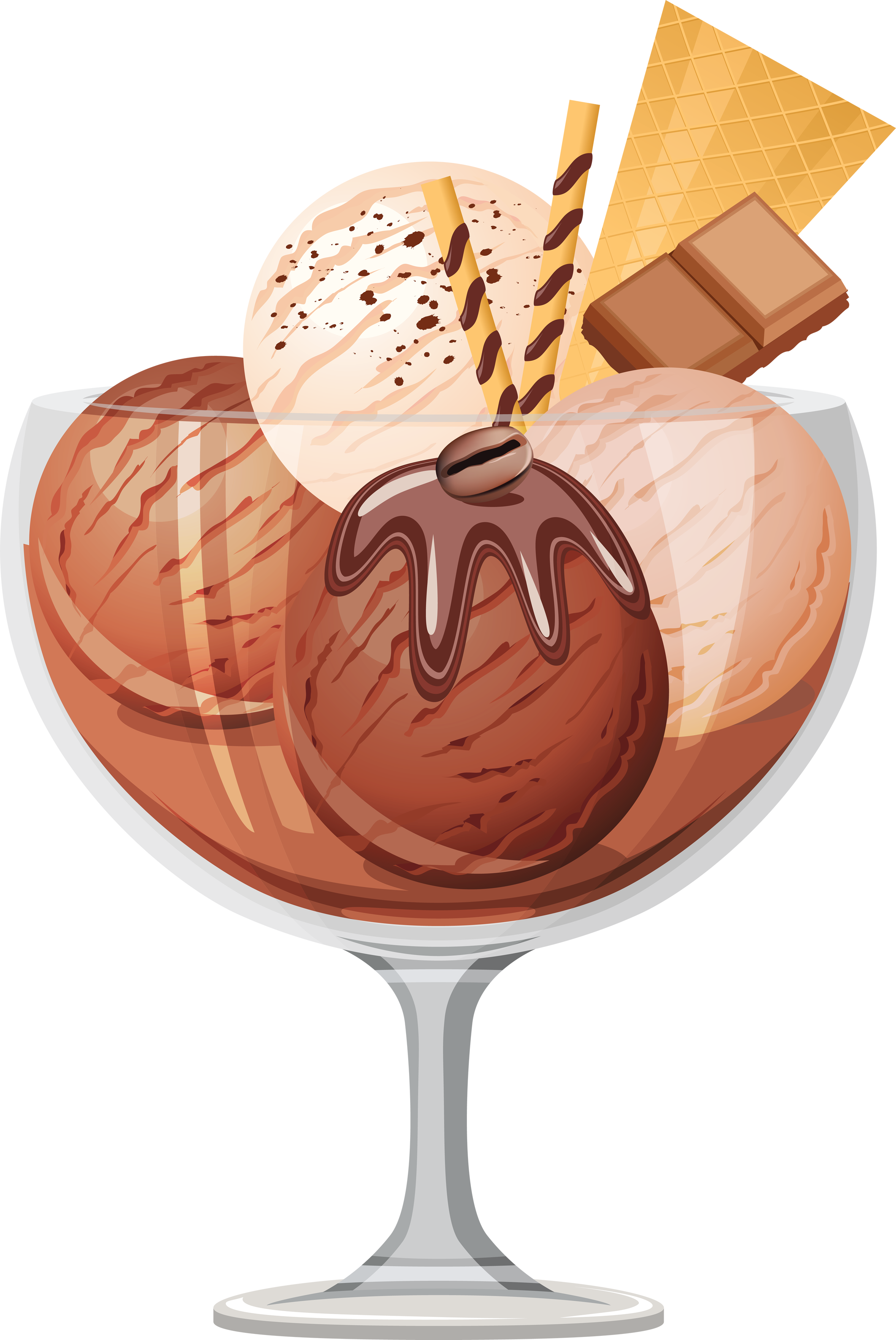 Chocolate Clip Art - Chocolate Ice Cream Clipart (2357x3522)