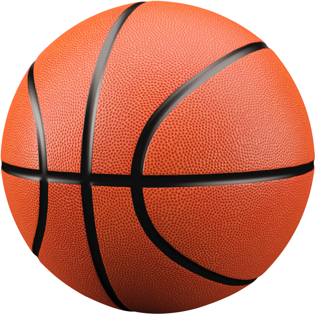 Cute Cartoon Brain Clipart - Basketball Ball Png (1024x1022)