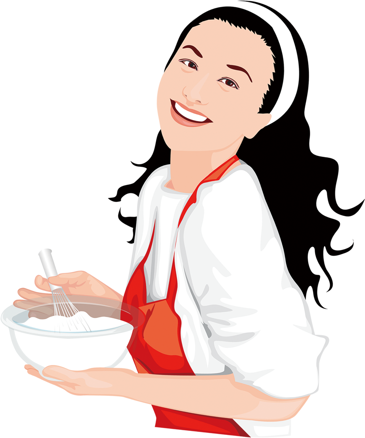 ...Woman Cook Png, Find more high quality free transparent png clipart imag...