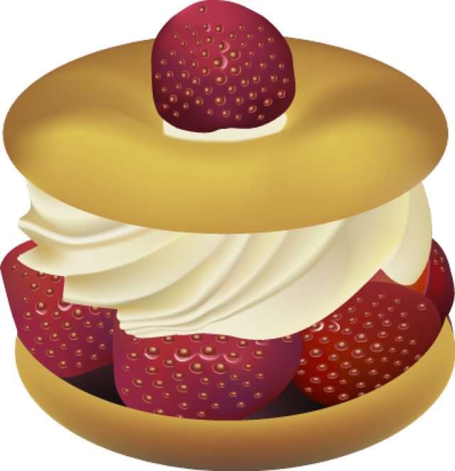 Clip Art Of Strawberry Cake Clipart Dessert Pencil - Strawberry Shortcake Clip Art (640x662)