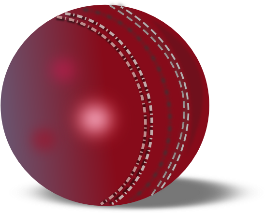 Clipart Image Of Cricket Ball Clip Art At Clker Com - Cricket Ball Clip Art (600x600)