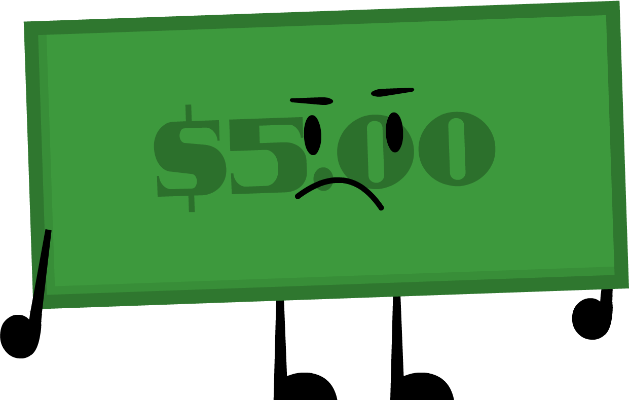 5 Dollar Bill Pose - United States Five-dollar Bill (1241x789)