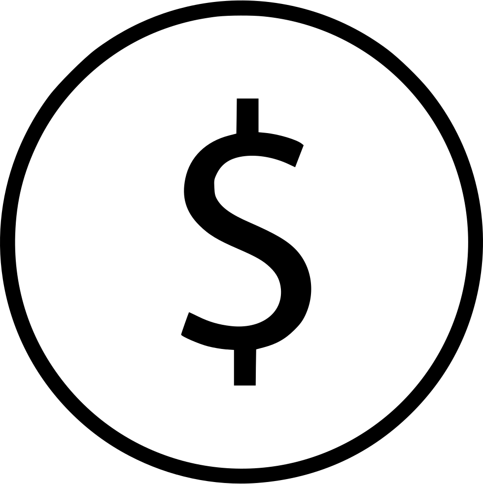 Dollar Sign Circle Comments - Dollar Sign Png White (980x982)