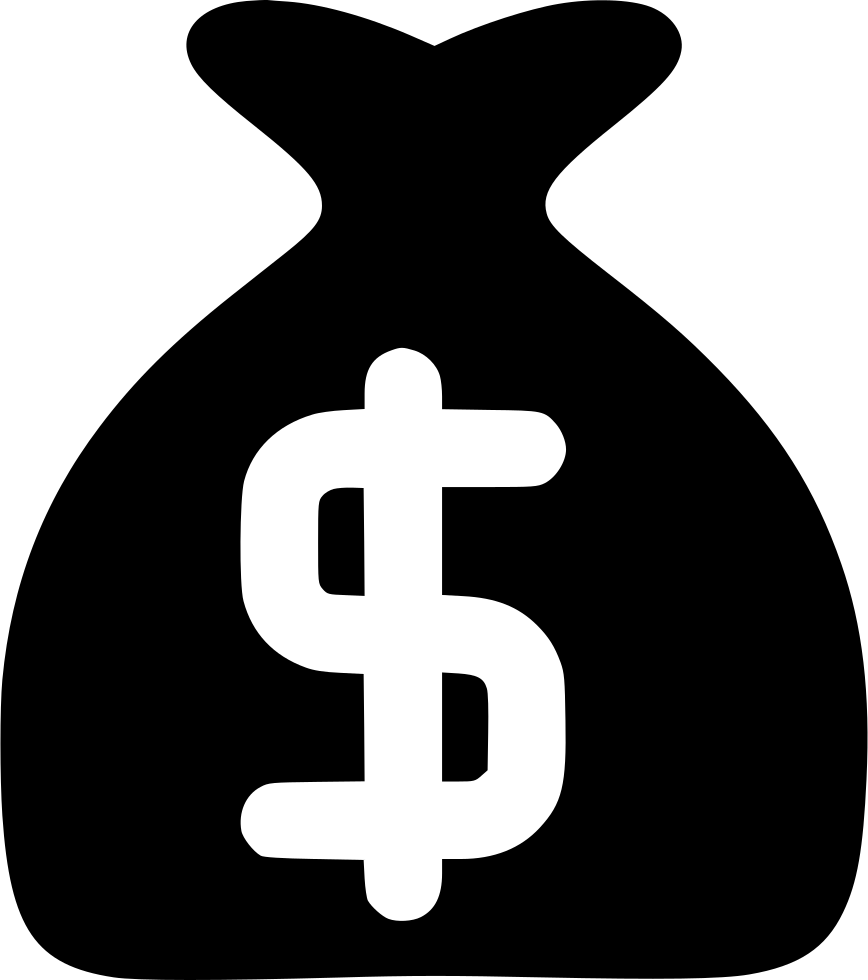Money Bag Dollar Comments - Bad Man Icon (868x980)