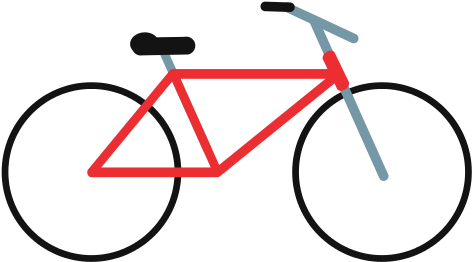 Bicycle Flat Illustration - Bicycle (550x550)