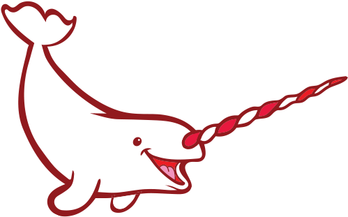 Cartoon Narwhal No Background (514x333)