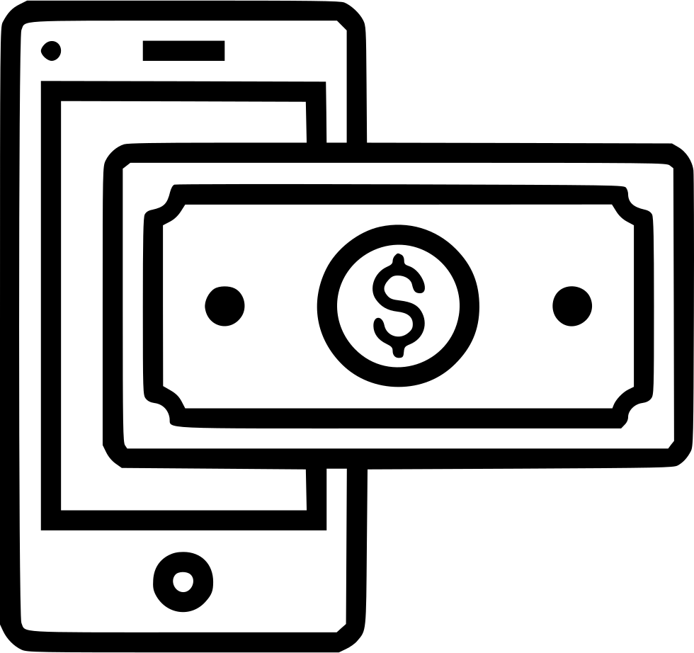 Mobile Online Payment Currency Dollar Sign Method Comments - Cut Budget Icon (980x922)
