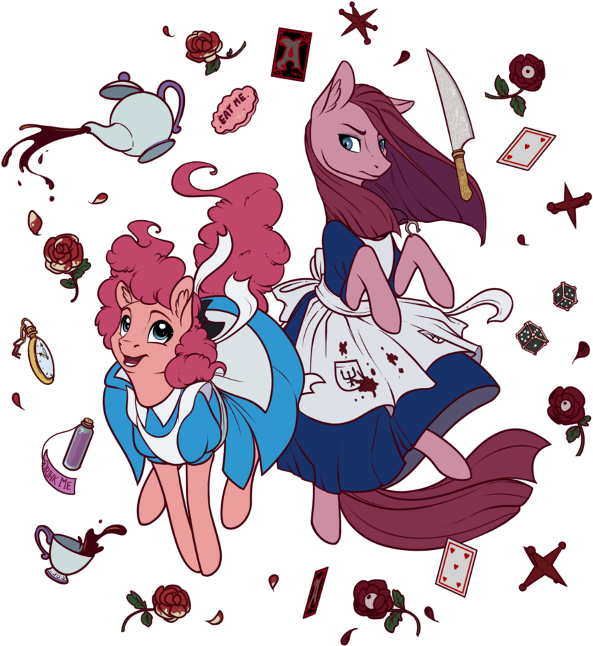 Alice In Wonderland, American Mcgee's Alice, Artist - Pinkamena Alice (949x1024)