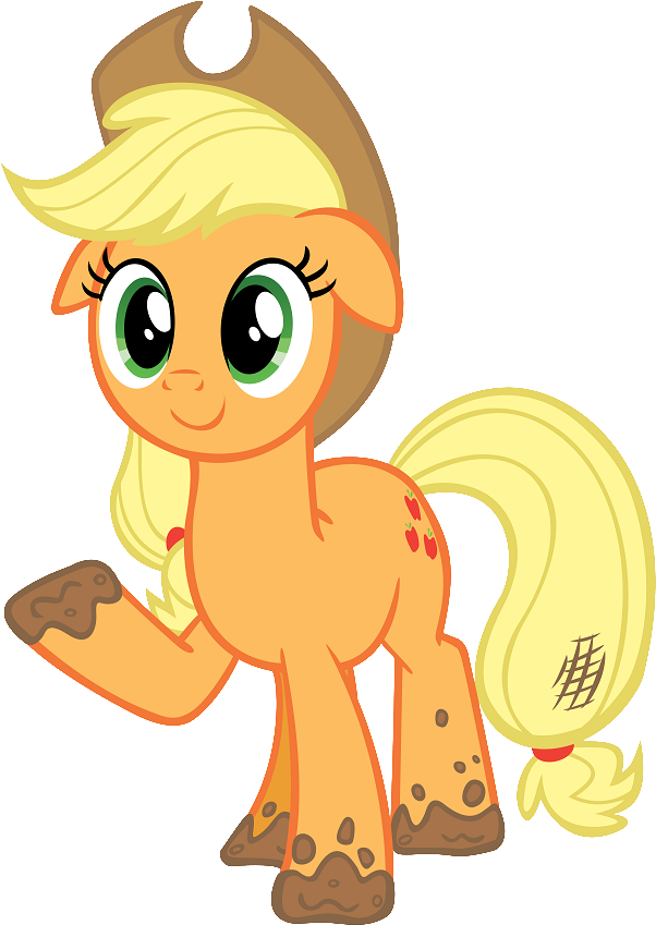 Applejack Pony Rainbow Dash Rarity Twilight Sparkle - Applejack Pony Rainbow Dash Rarity Twilight Sparkle (667x861)