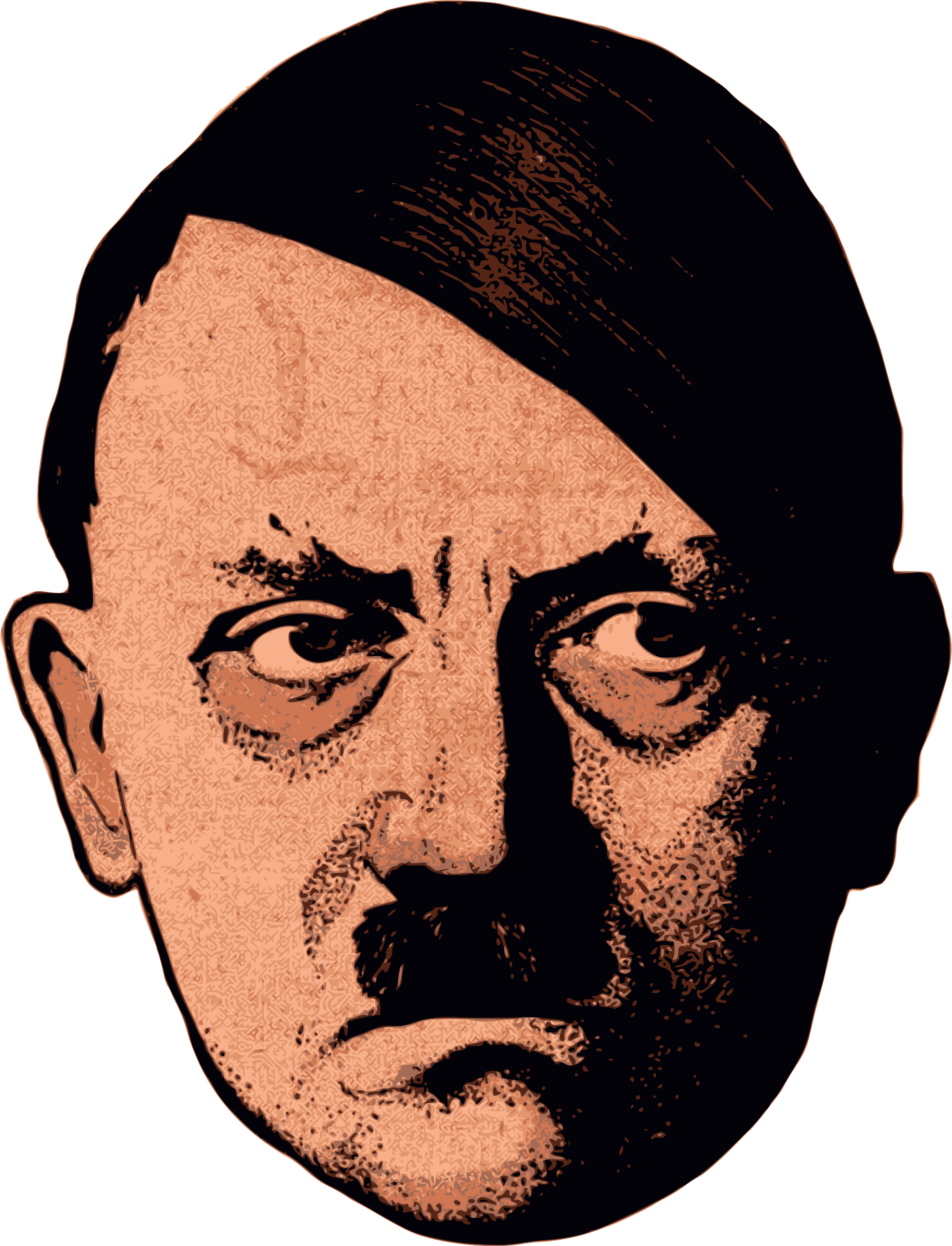 Big Image - Hitler Head Png (1834x2400)