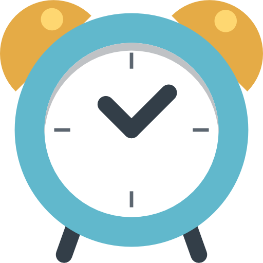 Alarm Clock Scalable Vector Graphics Icon - Reloj Png (512x512)