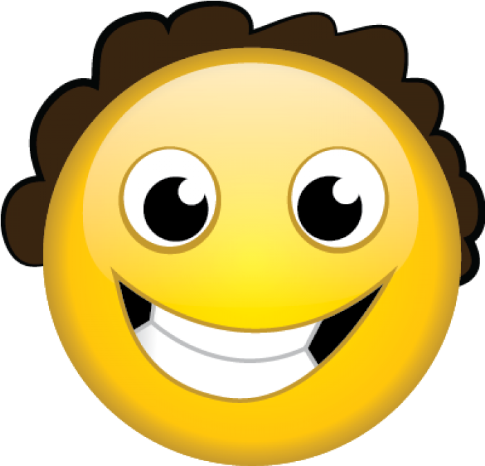Hair Emoji Images - Emoji Face With Hair (700x700)
