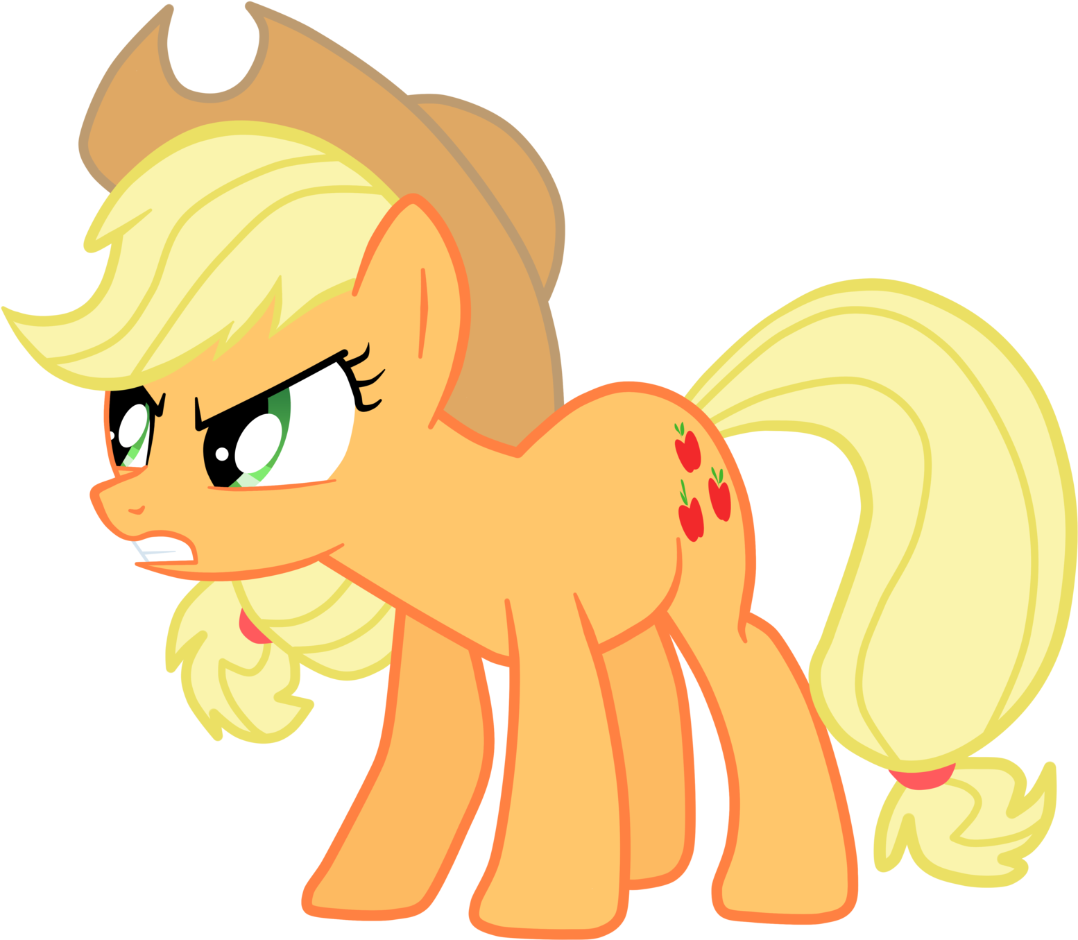 My Little Pony Orange (1600x1390)