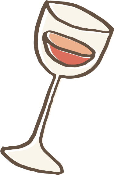 Wine Glass Cartoon Stemware Wine Glass - Copa De Vino Dibujo (567x649)