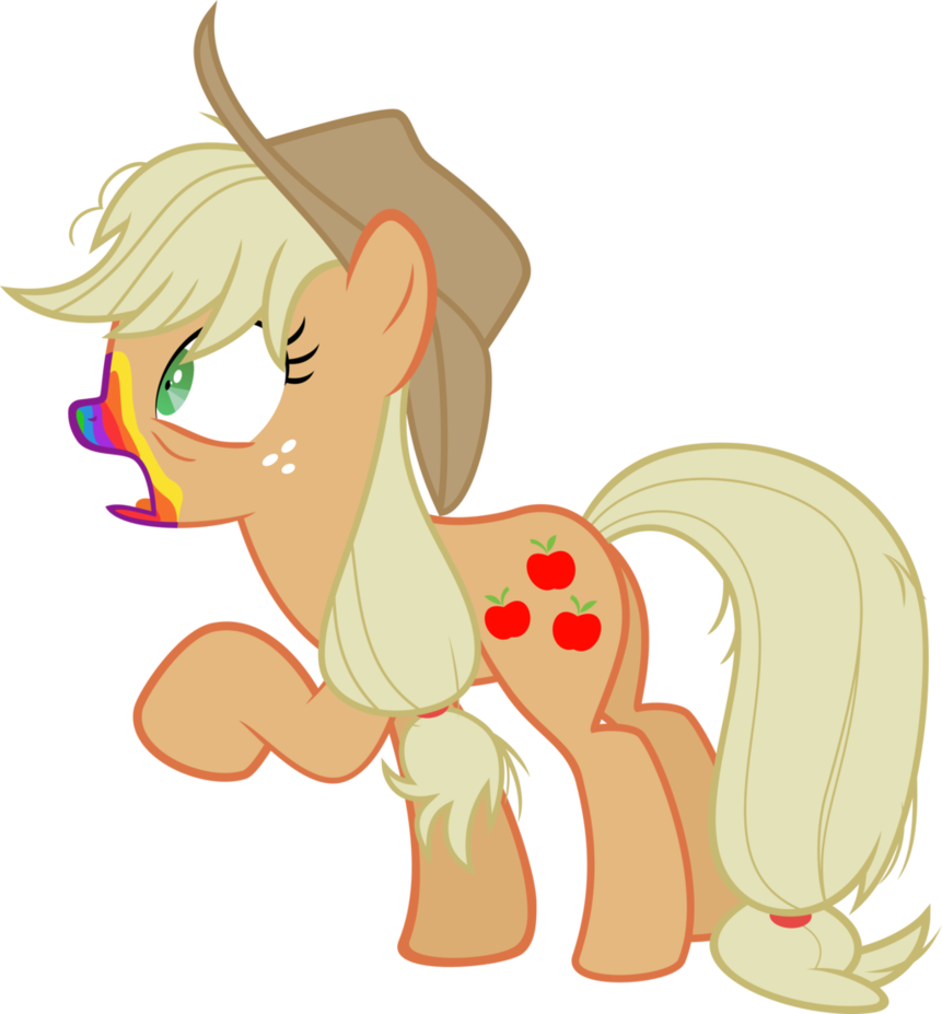 Cookie Zombie Applejack By Comeha - My Little Pony Cookie Zombies (861x927)