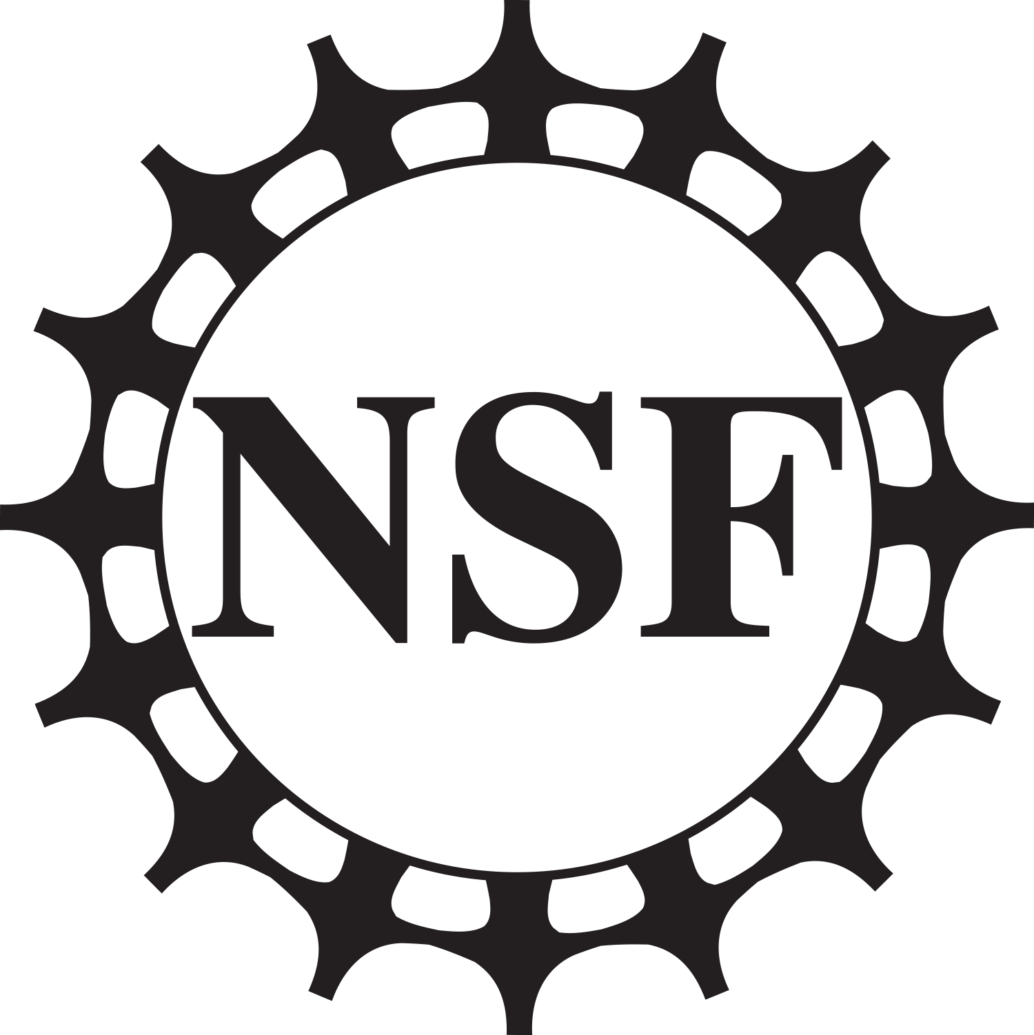Nsf All Black Or All White Vector - National Science Foundation Logo (1500x1502)