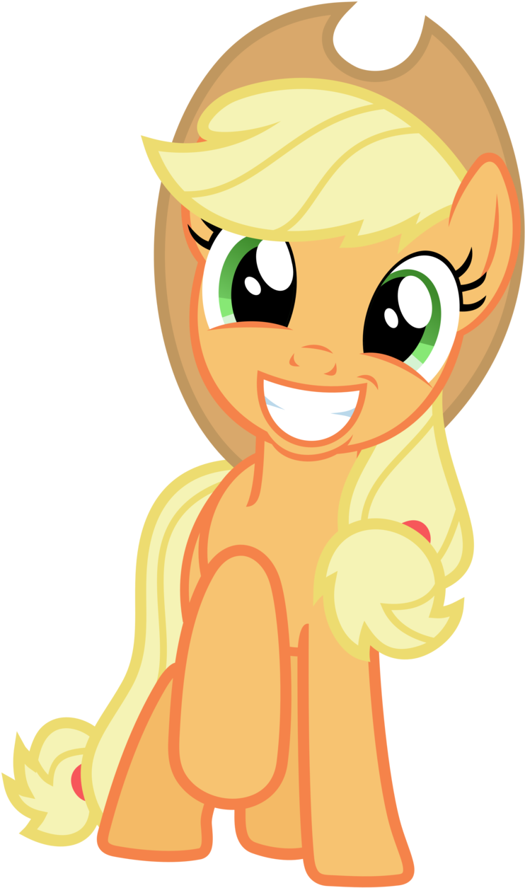 Fanmade Super-happy Applejack - My Little Pony Images Applejack (900x1260)
