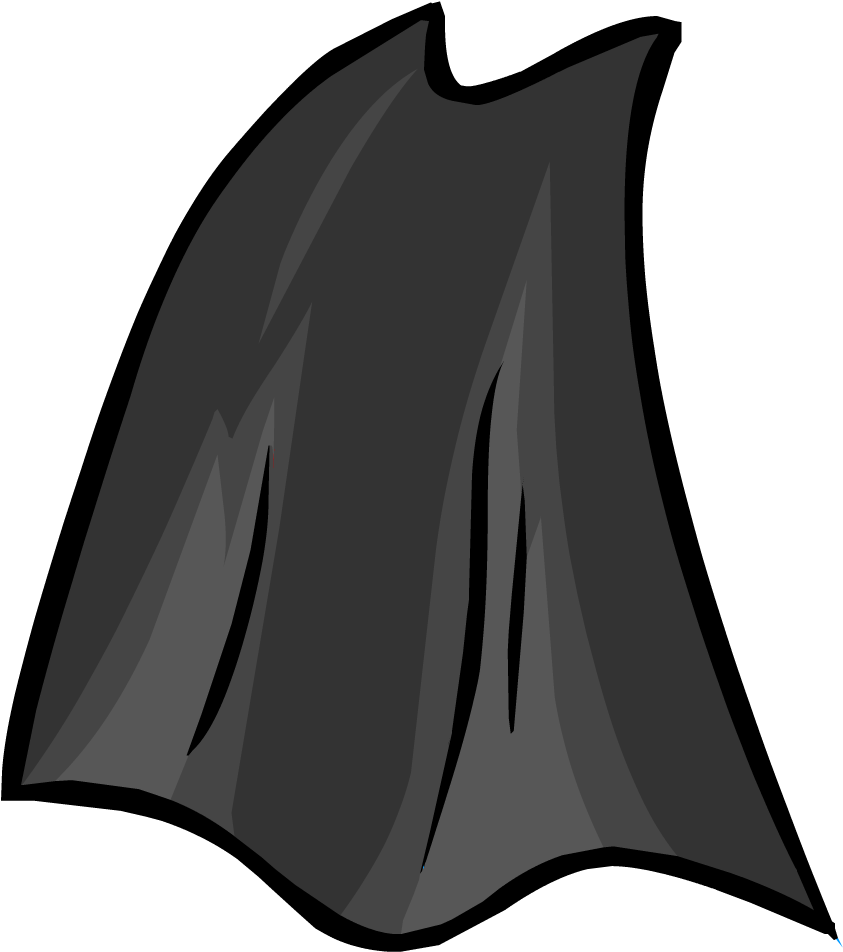 Superhero Cape Clipart - Cape Clipart Black And White (951x951)