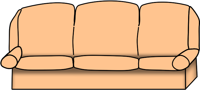 Clip Arts Related To - Couch Clipart Transparent (720x534)