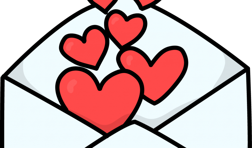 Free Love Letter 2 Love High Resolution Clip Art - Clip Art (1024x600)