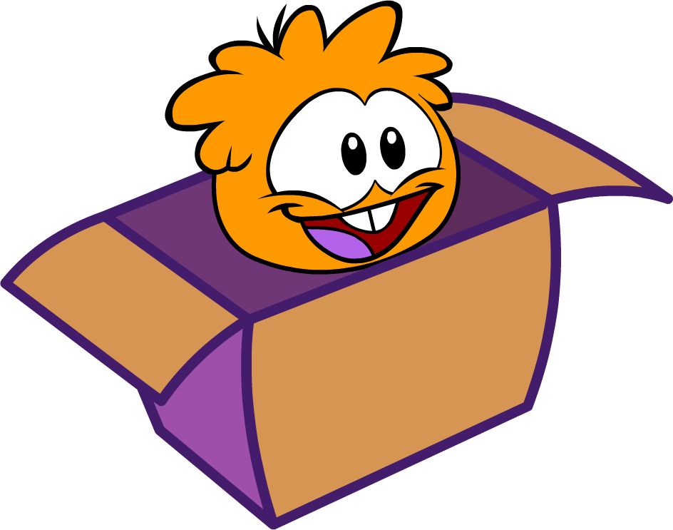 Eating Breakfast Clipart - Orange Puffle (944x743)