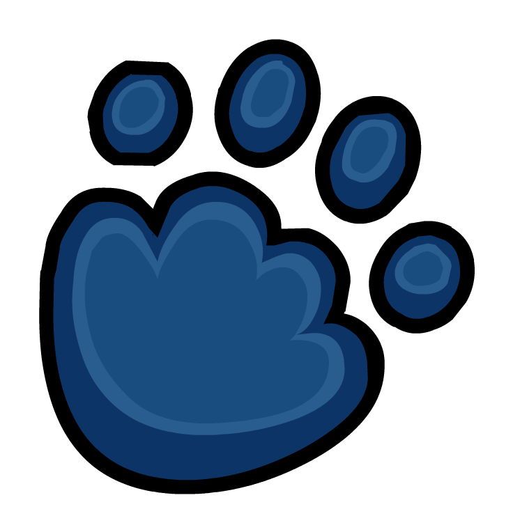 Polar Paw Print Pin - Polar Bear Paw Print (763x763)