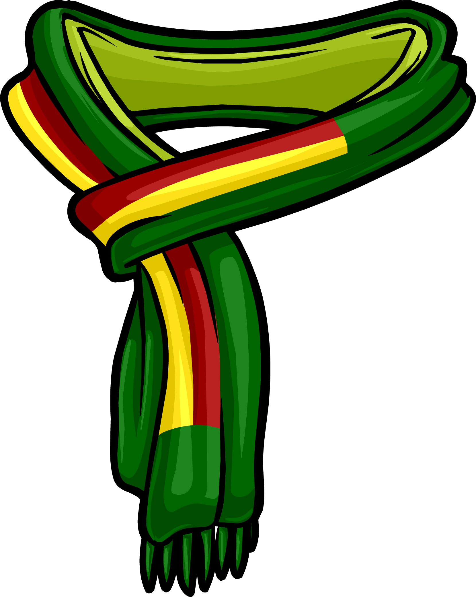 Clothing Scout Scarf Clip Art - Scarf Clipart (1660x2082)