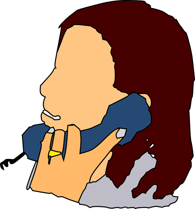 Clipart Of Phone, Animated Phone And Mom Phone - Animated Film (673x720)