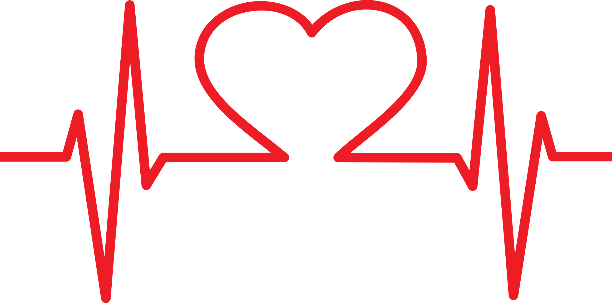 Clipart - Png Heart (2324x1152)