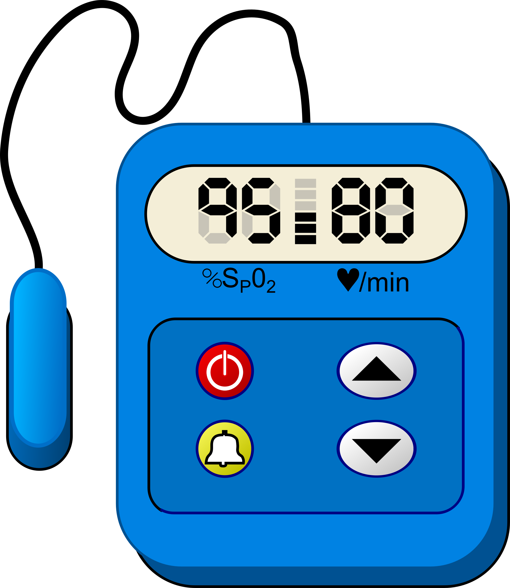 Big Image - Heart Rate Monitor Clipart (2080x2400)