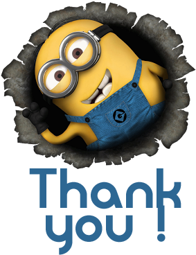 Minion Thank You Clipart & Minion Thank You Clip Art - Minions Images Hd (400x436)