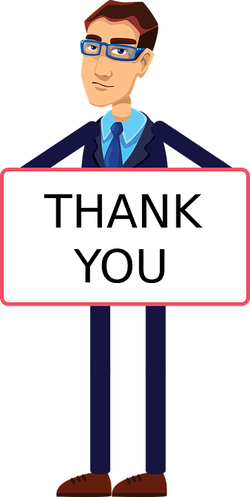 Thank You Animated Character Gentleman - Animated Character Of Thank You (646x1280)