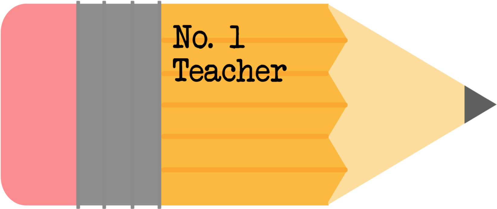 1 Teacher Free Printable Pencil Gift Tag - Pencil Teacher Appreciation Day (1736x722)