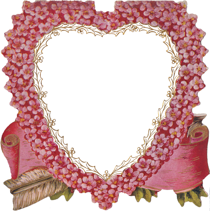 Posts From April 2013 On Wings Of Whimsy - Heart Frame With Clear Background (730x734)