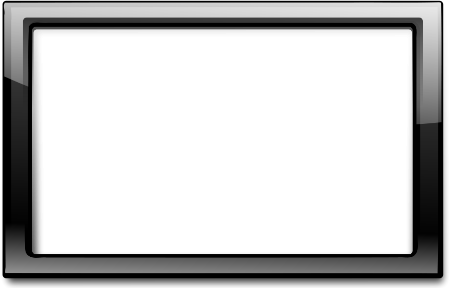 Heart Frame Clip Art Black And White - Black Frame (900x584)