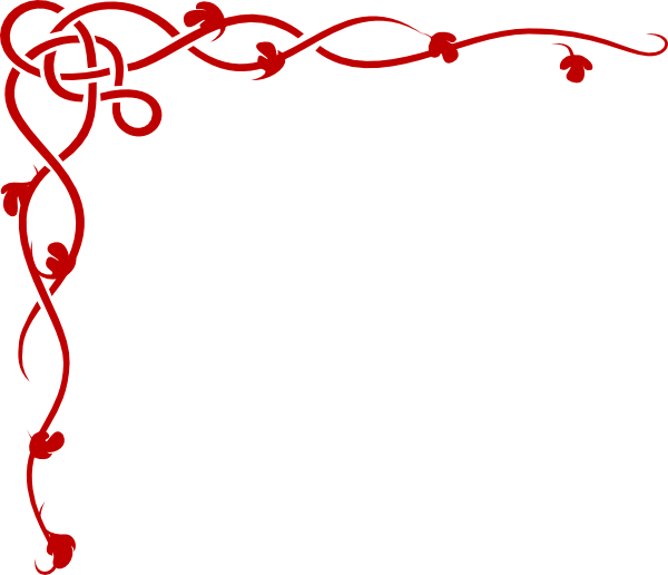 Red On Red Border Invite Clip Art At Clipart Library - Red Border (600x516)