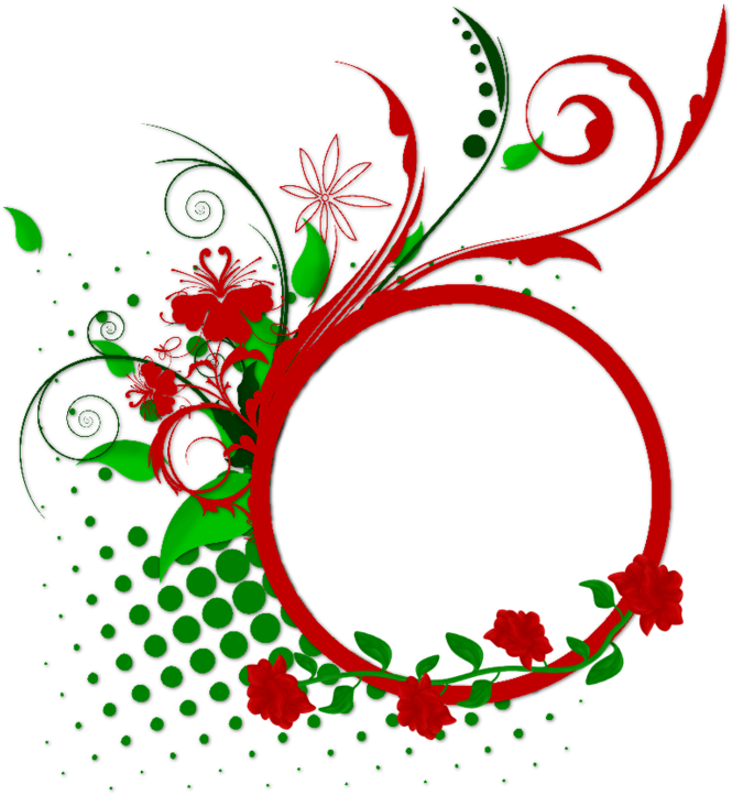 Clip Art, Hearts - Floral (777x800)